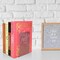 Acrimet Clear Plastic Bookends 1 Pair, Book Holder (Clear Smoke), 2PK 290.2 - alternate 6