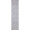 Jonathan Y Catmosphere Festive Feline Floral Border Non-Slip Machine-Washable Gray 2 ft. x 8 ft. Runner Rug ANM100D-28 - alternate 1