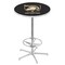 Holland Bar Stool Co 42" Chrome US Military Academy ARMY Pub Table, 36" dia. Top L216C4236USMilA - alternate 1