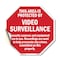 Signmission This Area Is Protected by Video Sur, 10 Inch X 10 Inch, Vinyl Decal OC-D-10-316 - alternate 1