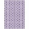 Homeroots 8' X 10' Purple And Ivory Ogee Washable Indoor Outdoor Area Rug 601599 - alternate 8