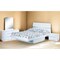 Homeroots Four Piece White Solid and Manufactured Wood Bedroom Set With Mirror 343934 - alternate 3