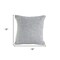 Homeroots Set of Two Gray Chevron Cotton Throw Pillow, 2PK 554594 - alternate 5