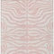 Homeroots 8' X 10' Pink And Gray Animal Print Washable Indoor Outdoor Area Rug 600639 - alternate 7
