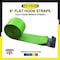 Tie 4 Safe 4'' x 40' Winch Straps w/ Black Flat Hook WLL: 5,400 lbs. Green TWS41-40M12N-GR-C-1 - alternate 4