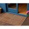 Homeroots 3' X 5' Brown Copper And Gray Striped Washable Indoor Outdoor Area Rug 597421 - alternate 1