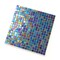 Apollo Tile Skosh 11.6inx11.6in Glossy Dark Shimmer Multi Blue Glass Mosaic Wall Floor Tile 18.69 sqft/cs, 10PK APLNB88BL572A - alternate 9