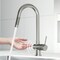 Vigo Gramercy Single-Handle Pull-Down Sprayer Kitchen Faucet with Touchless Sensor in Stainless Steel VG02008STS - alternate 6