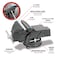 Performance Tool 6 in. Heavy Duty Swivel Base Bench Vise W3903 - alternate 8