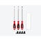 Tekton Slotted Screwdriver Set with Modular Organizers - 8 Inch Shanks, 3-Piece (10 - 14 mm) DWS90111 - alternate 6