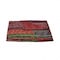 Homeroots 70" X 50" Red Kantha Silk Patchwork Throw Blanket with Embroidery 516589 - alternate 1