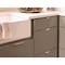 Amerock Aloft 4-3/16 in 106 mm Center-to-Center Satin Nickel Cabinet Edge Pull BP36743G10 - alternate 5