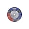 Century Drill & Tool Metal Grinding Wheel, Type 27, 5 in Dia, 1/4 in Thick, 5/8 in-11 Arbor Hole Size, Aluminum Oxide 75548 - alternate 1