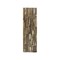 Homeroots Brown 3D Embossed Geometric Teak Reclaimed Wood Decorative Wall Panels 617483 - alternate 1