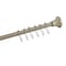 Kingston Brass 38"-60" Stainless Steel Adjustable Shower Curtain Rod with Rings, Brushed Nickel SCC2818 - alternate 1
