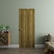 Sartodoors Sliding Closet Bi-fold Doors 72 x 84 inches, BASIC 3001 Antique Oak, Sturdy Tracks Moldings Trims BASIC3001BF-OANTI-72x84 (2* 36x84) - alternate 3