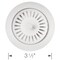Blanco Color-Coordinated Metal Waste Flange, White 240328 - alternate 4