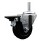 Service Caster 35 Inch Hard Rubber Wheel Swivel 34 Inch Threaded Stem Caster with Brake SCC SCC-TS20S3514-HRS-PLB-34212 - alternate 1