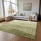Homeroots 10' X 14' Olive Green And Artichoke Green Ombre Washable Indoor Outdoor Area Rug 581815 - alternate 7
