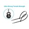 Monoprice Cable Tie, 14 in L, Black, Nylon, 50 lb Strength, 100 PK 5773 - alternate 5