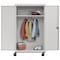 Sandusky Lee Solid Door Storage Cabinet, 46 in W, 72 in H, 24 in D, Light Gray TAWR462472-05 - alternate 5