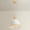 Hudson Valley Lighting Briscoe 2 Light Pendant in Aged Brass and Soft White Finish 2132-AGB/SWH - alternate 6