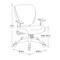 Space Seating Pulsar Padded Seat Managers Chair, Black 5200W-3 - alternate 4