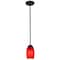 Access Lighting Merlot, Pendant, Oil Rubbed Bronze Finish, Red Sky Glass 28011-1R-ORB/RUSKY - alternate 6