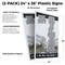 Signmission We Buy Silver Vertical, Plastic Signs Only 24 Inch x 36 Inch, Corrugated Plastic, 2PK CSB-2436-2PACK-We Buy Silver Vertical - alternate 2