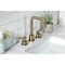 Kingston Brass Widespread Bathroom Faucet with Push Pop-Up Drain, Antique Brass KS1453TKL - alternate 4