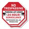 Signmission No Trespassing Parking Lot Under 24, 10 inch X 10 inch, Aluminum Metal Signs, 2PK OC-A-2PACK-10-115 - alternate 1