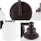 Jonathan Y Lydia 33.25" 4-Light Farmhouse Cottage Metal LED Vanity Light w/Frosted Glass Shades, Oil Rubbed Bron JYL7552C - alternate 9