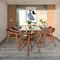 Leisuremod Rivo Collection Elegant Dining Chair in Dark Walnut Color Wood, 2PK RC20DRW2 - alternate 10
