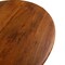 Homeroots 40" Brown And Black Rounded Solid Wood And Iron Pedestal Base Dining Table 517770 - alternate 4