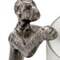 Homeroots 10" Silver And Glass Climbing Man Hurricane Candle Holder 354823 - alternate 8
