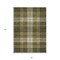 Homeroots 5' X 8' Olive Green Gold And Brown Plaid Washable Indoor Outdoor Area Rug 596352 - alternate 6