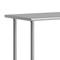 Flash Furniture Rawcliffe Work Table, 18 Gauge Stainless Steel Top Shelf, Undershelf and 4 Casters w/2 Locking NH-WT-2448-CAS-GG - alternate 9