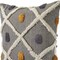 Homeroots Set of Two Black and Yellow Striped Cotton Throw Pillows With Fringe, 2PK 554603 - alternate 8