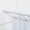 Zenith Zenna Home Straight 42'' To 72'' Adjustable Tension Shower Rod in White 506W - alternate 4