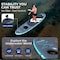 Serenelife 10 ft 6 in Inflatable Stand-Up Paddle Board with Window SLSUPCL01 - alternate 5