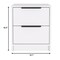 Homeroots 19" Wood Two Drawer Nightstand 477902 - alternate 4