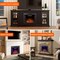 Edendirect 25.35-in W Black Wall mount LED Wall-mount Electric Fireplace with Remote Control Included ZR-EF23T - alternate 7