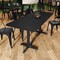 Flash Furniture Commercial Black Laminate Tabletop-Dual Table Height Crisscross Bases, 72 in x 30 in XU-BLKTB-3072-T2222-GG - alternate 8