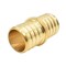 Thrifco Plumbing 1" Brass Coupling Lead Free F1807 - PEX B 7910005 - alternate 6