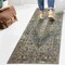Jonathan Y Pavel Distressed Medallion Low-Pile Machine-Washable Blue/Cream 2 ft. x 8 ft. Runner Rug WSH317A-28 - alternate 7