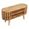 Homeroots 35in Brown Solid Wood Enclosed and Open Storage TV Stand 719191 - alternate 9
