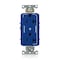 Leviton PlugsandRcptcls, 20A, 125VAC, Bl, Nylon, PK1 16352-2PB - alternate 1