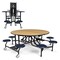 Palmer Hamilton Cafeteria Stool Table 59T122960RD-S8-FBN - alternate 7