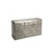 Homeroots 55in Silver Steel Console Accent Cabinet With Three Drawers 389754 - alternate 4