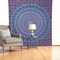 Homeroots 92" X 84" Sky Blue And Purple Mandala Cotton Hanging Tapestry 397422 - alternate 4
